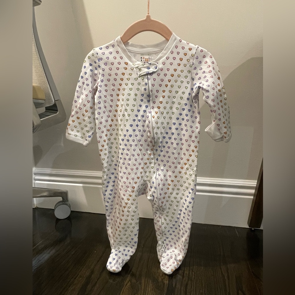 Roller Rabbit - Colorful Heart Patterned Kids One Piece